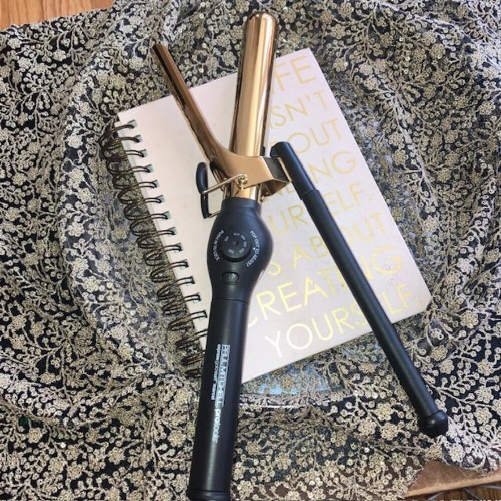 ✨Paul Mitchell Pro Tools Express Gold Curl Marcel Titanium 1” Curling Iron✨